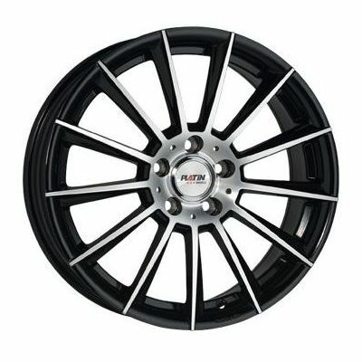 Llanta de aluminio Platin P74 7x17 ET51 5x112 66.6 (Negro, Pulido) · Mercedes EQV