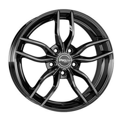 Llanta de aluminio Proline ZX100 7x17 ET38 5x112 66.5 (Brillante, Negro) · Seat Leon