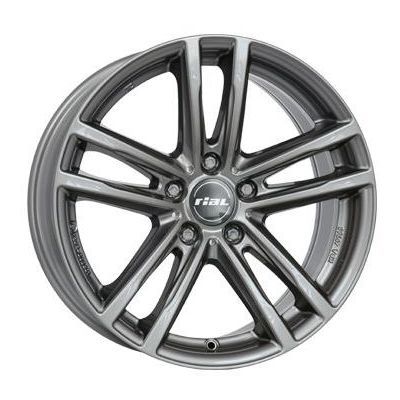 Llanta de aluminio Rial X10 7.5x17 ET27 5x112 66.5 (Gris) · BMW Serie 3