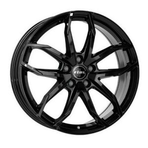 Llanta de aluminio Rial Lucca 6.5x16 ET20 4x108 65.1 (Diamante, Negro) · Peugeot 208