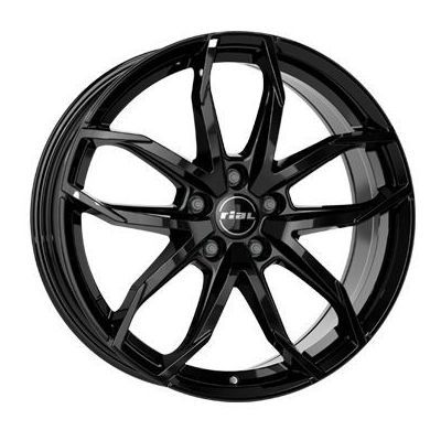 Llanta de aluminio Rial Lucca 6.5x17 ET45 4x100 63.3 (Diamante, Negro) · Renault Clio