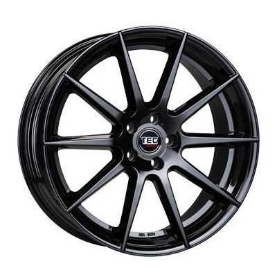 Llanta de aluminio TEC Speedwheels GT7 9.5x19 ET40 5x114.3 72.5 (Brillante, Negro) · Tesla Model Y