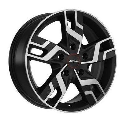 Llanta de aluminio Ronal R64 7x17 ET60 5x130 78.1 (Diamante, Mate, Negro) · Fiat Ducato