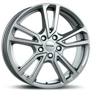 Llanta de aluminio Alutec Tormenta 7x17 ET50 5x108 63.4 (Gris, Plata, Pulido) · Ford Kuga