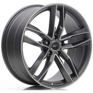 Llanta de aluminio Avus AF16 8.5x20 ET20 5x112 66.6 (Antracita, Mate, Pulido) · Audi Q8