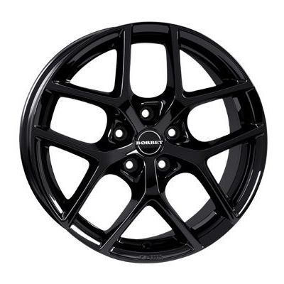 Llanta de aluminio Borbet Y 6.5x16 ET38 5x100 57.1 (Brillante, Negro) · Seat Ibiza