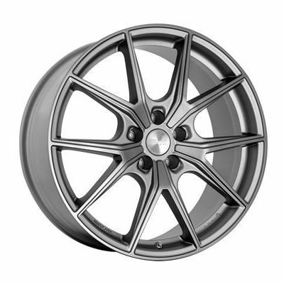 Llanta de aluminio Brock B40 8x19 ET40 5x130 66.6 (Gris, Mate) · Audi Q6