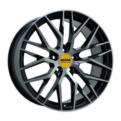 Llanta de aluminio MAM RS4 7.5x17 ET45 5x112 66.6 (Negro, Pulido) · Seat Leon