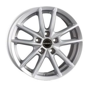 Llanta de aluminio Borbet W 7x17 ET48 5x112 72.5 (Gris, Plata) · BMW Serie 1