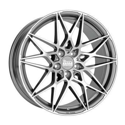 MAM B2 Llanta de aluminio MAM B2 8x18 ET30 5x112 72.6 (Pulido) · Audi A4