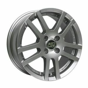 Llanta de aluminio MSW 22 5.5x14 ET35 4x100 63.4 (Gris, Plata) · Fiat Seicento