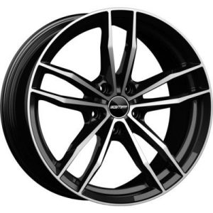 Llanta de aluminio GMP Italia Swan 8.5x20 ET45 5x108 63.4 (Diamante, Negro) · Land Rover Range Rover Velar