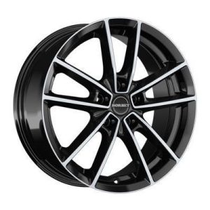 Llanta de aluminio Borbet W 8x18 ET40 5x108 72.5 (Brillante, Negro, Pulido) · Peugeot 3008