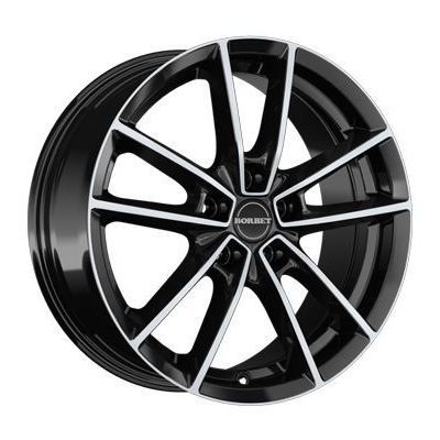 Llanta de aluminio Borbet W 8x18 ET40 5x108 72.5 (Brillante, Negro, Pulido) · Peugeot 3008