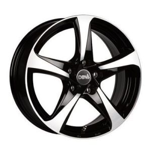 Llanta de aluminio DBV 5SP 001 6.5x16 ET35 5x114.3 74.1 (Negro) · Renault Captur