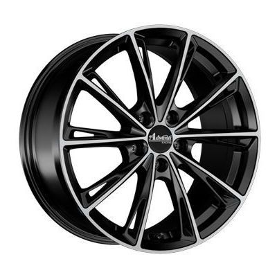 Llanta de aluminio Advanti Racing Predator 8.5x20 ET35 5x114.3 72.6 (Negro, Pulido) · Toyota C-HR