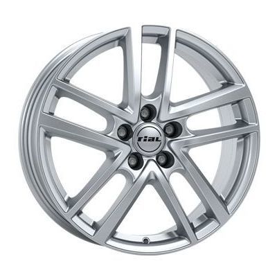 Llanta de aluminio Rial Astorga 6x16 ET35 5x100 57.1 (Plata) · Seat Ibiza