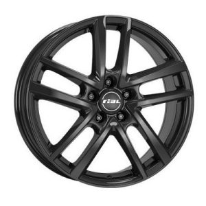 Llanta de aluminio Rial Astorga 6.5x16 ET40 5x100 57.1 (Diamante, Negro) · Seat Ibiza