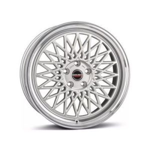Llanta de aluminio Borbet B 7x17 ET25 4x100 64.1 (Gris, Plata, Pulido) · Volkswagen Corrado
