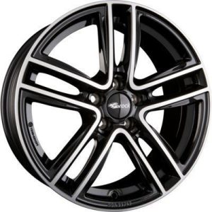 Llanta de aluminio RC-Design RC 27 6.5x16 ET32 5x114.3 66.1 (Brillante, Negro, Pulido) · Renault Captur
