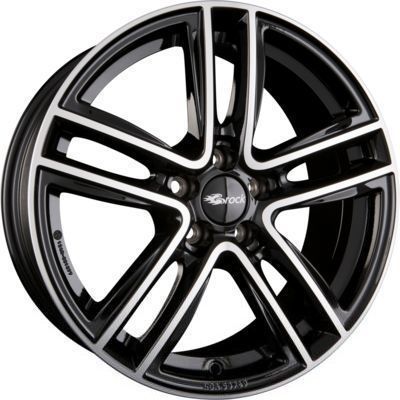 Llanta de aluminio RC-Design RC 27 7.5x17 ET38 5x112 57.1 (Brillante, Negro, Pulido) · Audi Q3