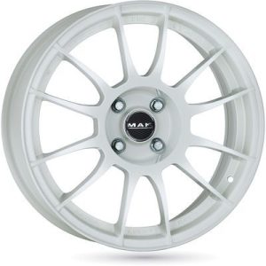 Llanta de aluminio MAK XLR 7.5x18 ET40 4x100 72 (Blanco, Brillante) · Fiat 500
