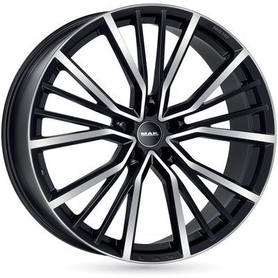 MAK Union Llanta de aluminio MAK Union 10x22 ET19 5x112 66.45 (Negro) · Audi RS Q8