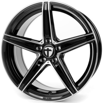 Tomason TN20 Llanta de aluminio Tomason TN20 8.5x19 ET45 5x108 72.6 (Negro, Pulido) · Volvo C40