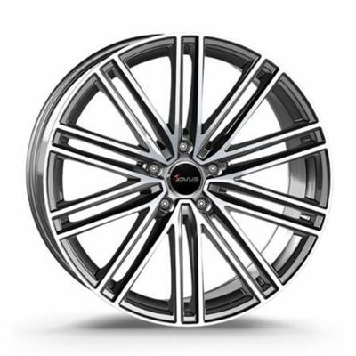Llanta de aluminio Avus AC-M08 10x22 ET19 5x112 66.6 (Antracita, Pulido) · Audi RS Q8