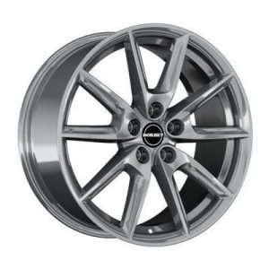 Llanta de aluminio Borbet Design LX 8x18 ET40 5x114.3 72.5 (Brillante, Gris) · Toyota C-HR