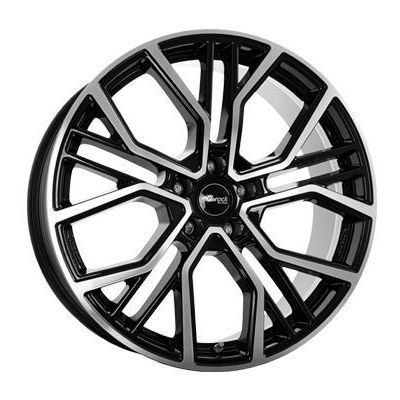 Llanta de aluminio Brock B41 9.5x21 ET46 5x130 71.6 (Gris, Negro) · Audi E-Tron