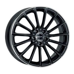 Llanta de aluminio MAK Komet 10x21 ET35 5x112 66.6 (Brillante, Negro) · Mercedes GLE