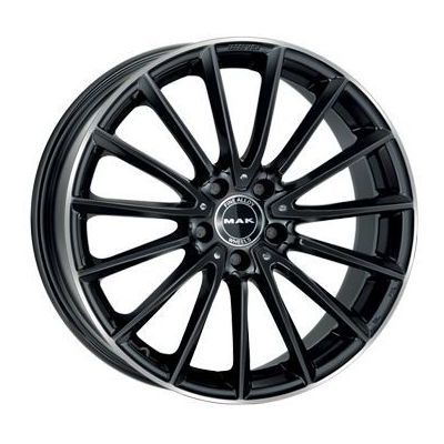Llanta de aluminio MAK Komet 10x21 ET35 5x112 66.6 (Brillante, Negro) · Mercedes GLE