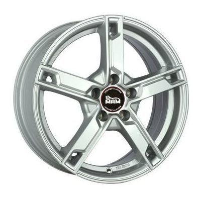 Llanta MAM W4 7x17 ET35 5x100 57.1 (Gris, Plata) · Seat Ibiza