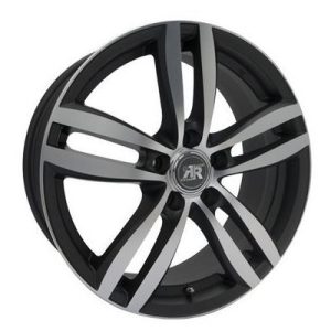 Llanta de aluminio Racer Wheels Target 6.5x16 ET42 5x112 57.1 (Negro) · Audi 100/200