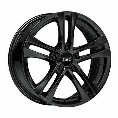 Llanta de aluminio TEC Speedwheels AS4 7.5x17 ET35 5x112 72.5 (Brillante, Negro) · Seat Leon