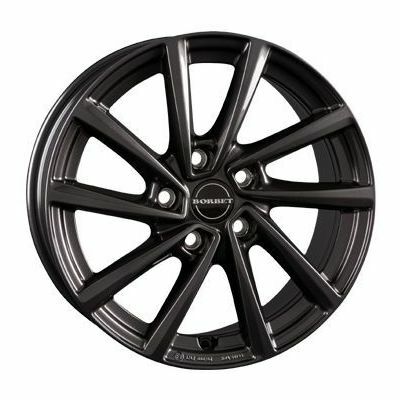 Llanta de aluminio Borbet Design V 7x18 ET38 5x114.3 67.1 (Antracita, Brillante) · Mazda CX-5