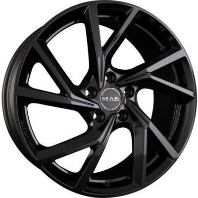 Llanta de aluminio MAK Kassel 7.5x17 ET33 5x110 65.1 (Brillante, Negro) · Alfa Romeo Giulia