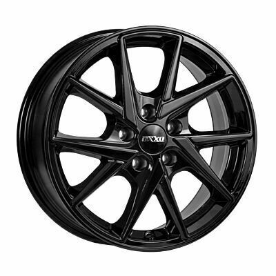 Llanta Oxxo Crow Black 6x15 ET35 5x100 63.4 (Negro) · Seat Ibiza